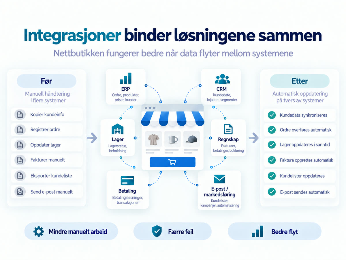 Integrasjoner binder løsningene sammen