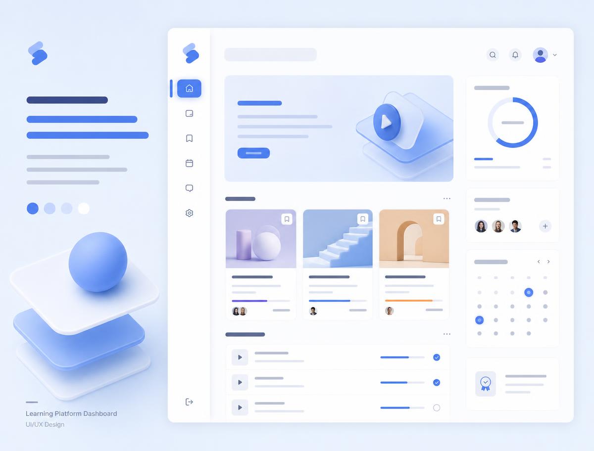 Learning Platform — UX/UI Design